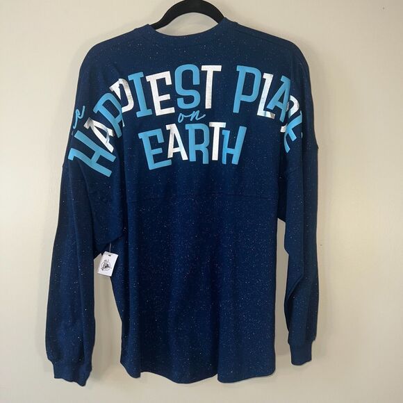 NEW Disneyland 65th Anniversary glitter spirit jersey long sleeve unisex small - Picture 7 of 8